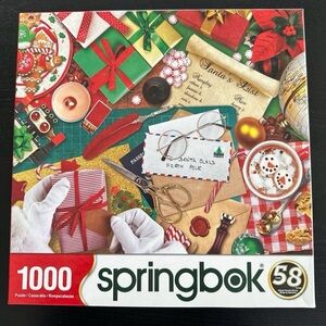 Springbok Santa's Desk 1000 pc Jigsaw Puzzle 2022 #34-11124